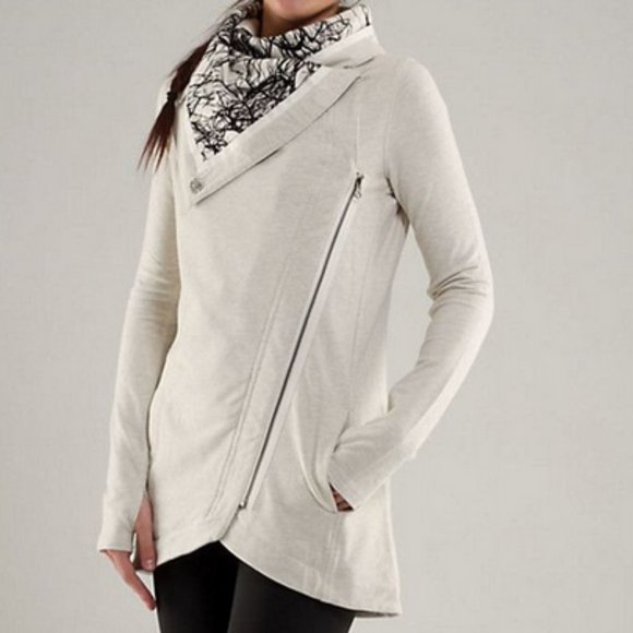 Lululemon Method Wrap Heathered Ghost Nesting Bird - Picture 1 of 8